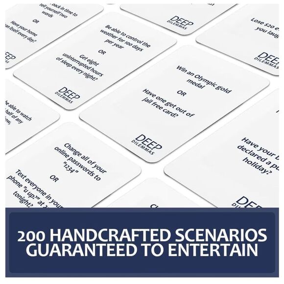 Deep Dilemmas Card Game for Ages 14+ - Picture 6 of 7